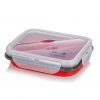 Collapsible travel food containers - Red - Image 3